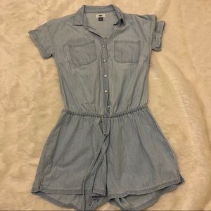 Old Navy Chambray Romper
